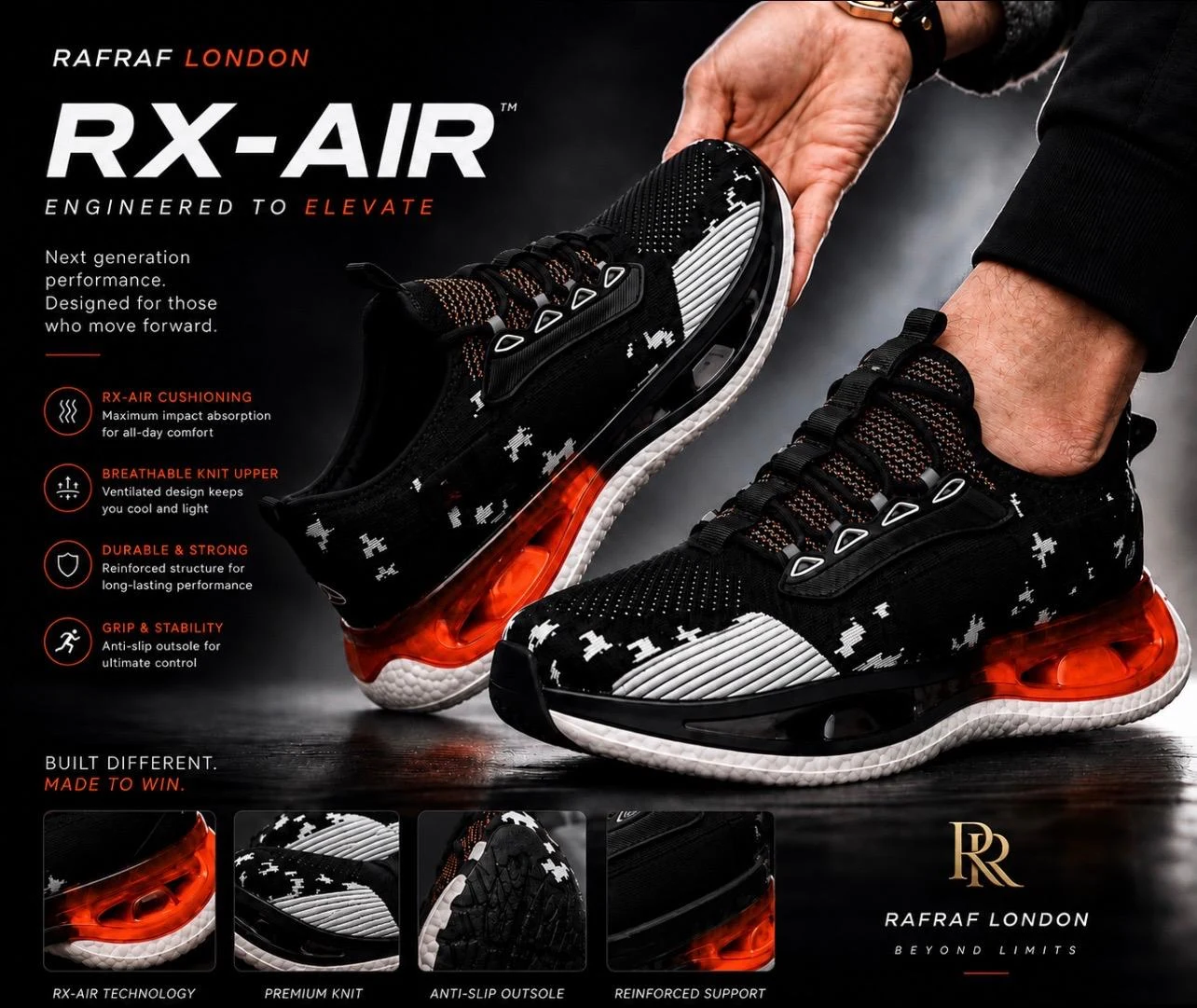 RAF RAF RX-AIR 2195 worn in an urban setting